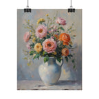 Colourful Roses in Jug Wall Art - Poster