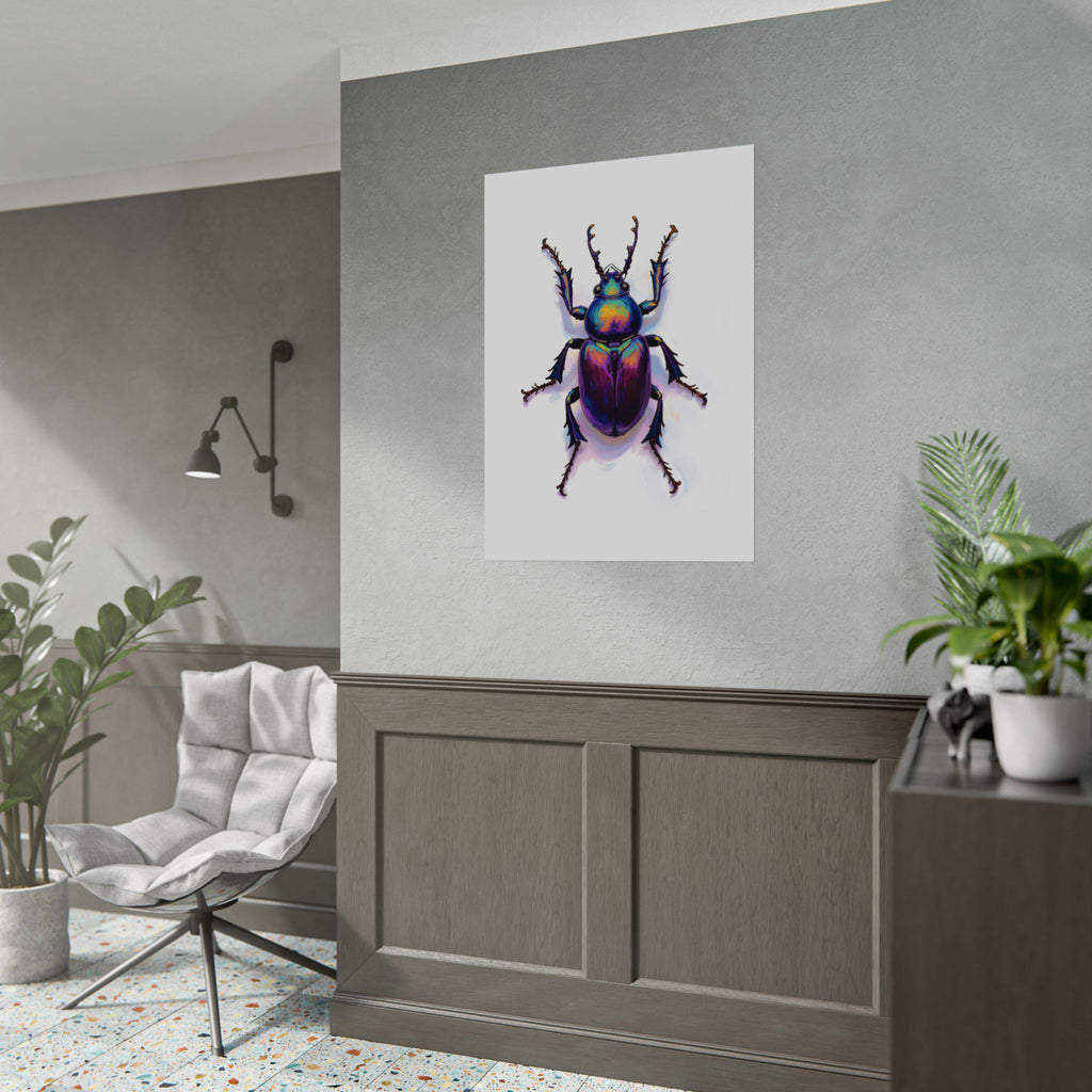 Iridescent Beetle Wall Art – Poster