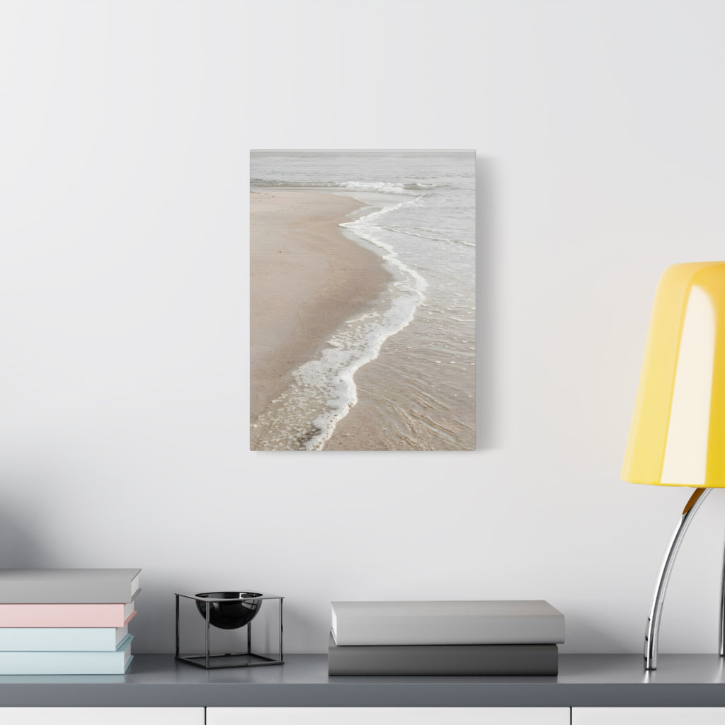 Seaside Shoreline Canvas Print - Tranquil Beach Wall Art
