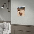 Rustic Terracotta  Clay Pot Desert Poster - Rolled Photo Print