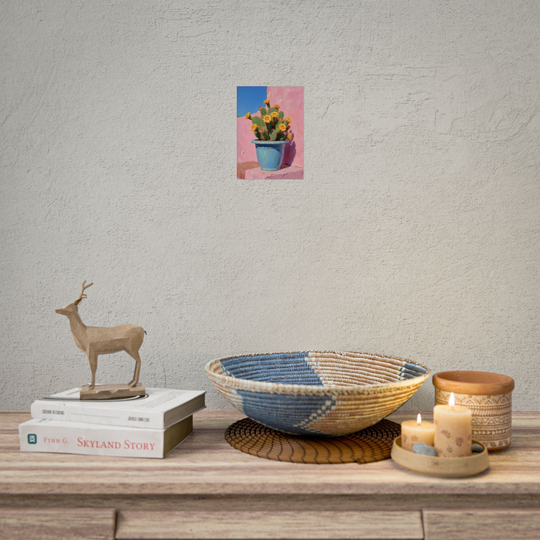 Cactus Pink Wall Art -  Poster