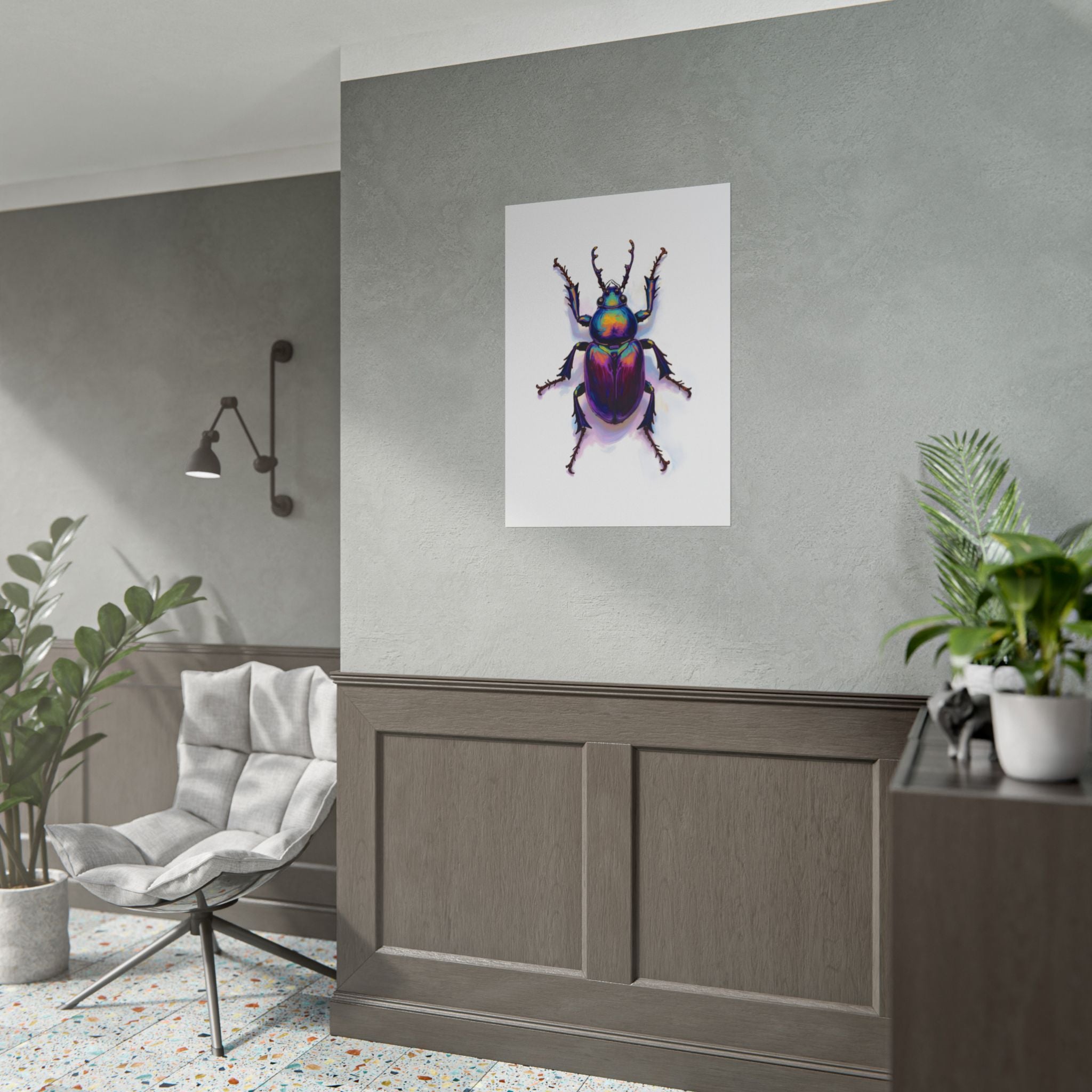 Iridescent Beetle Wall Art – Poster