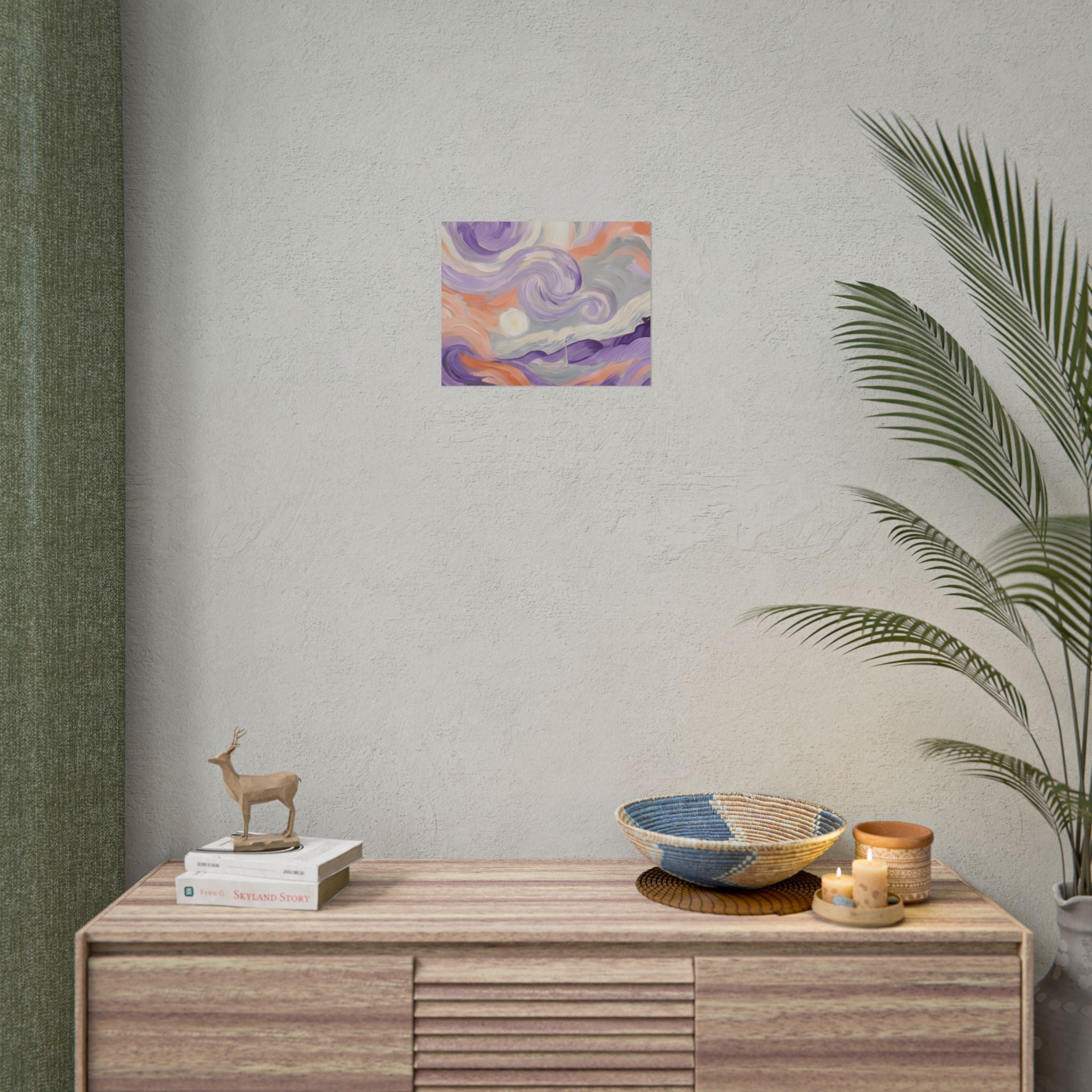 Swirling Pastel Sky Poster