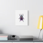 Iridescent Beetle Wall Art – Stretched Canvas
