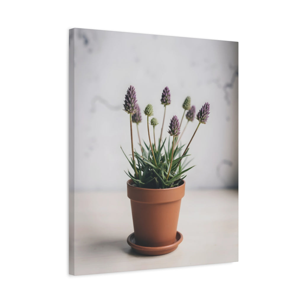 Potted Alpine Dodgegrass Wall Art – Stretched Canvas