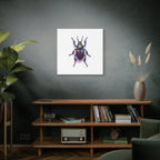 Iridescent Beetle Wall Art – Stretched Canvas