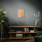 Citrus Slice - Stacked Lemon Wall Art - Stretched Canvas