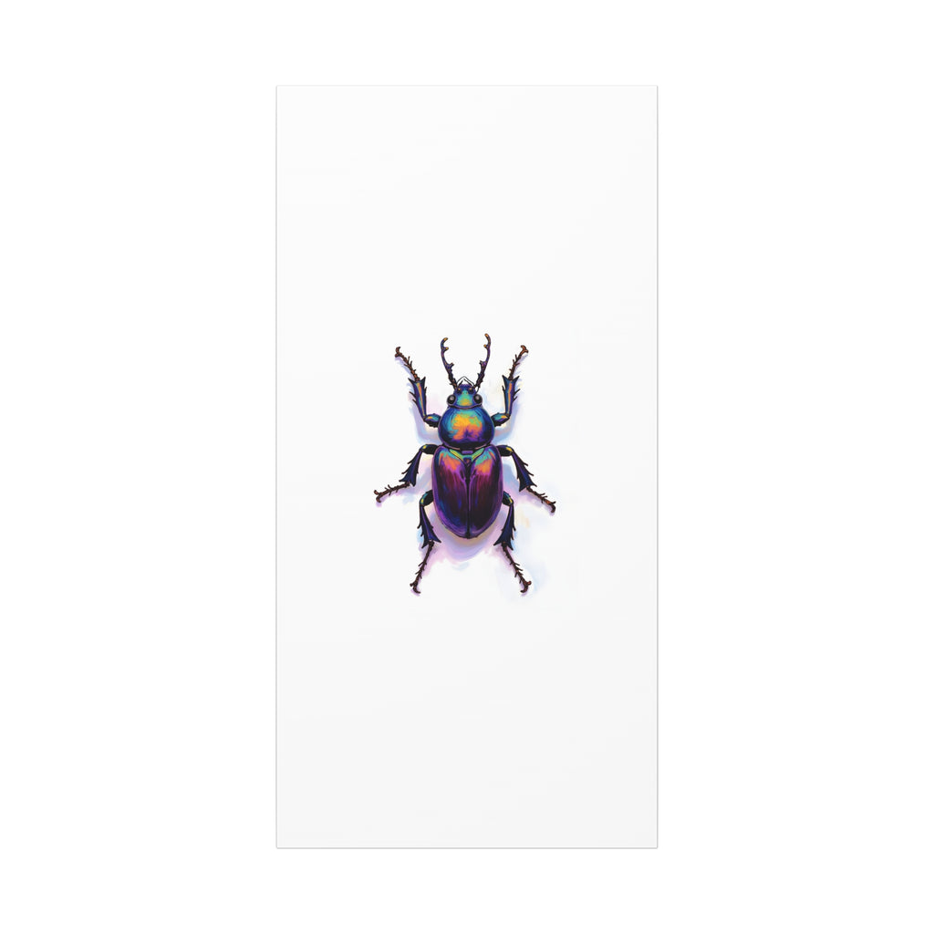 Iridescent Beetle Wall Art – Stretched Canvas