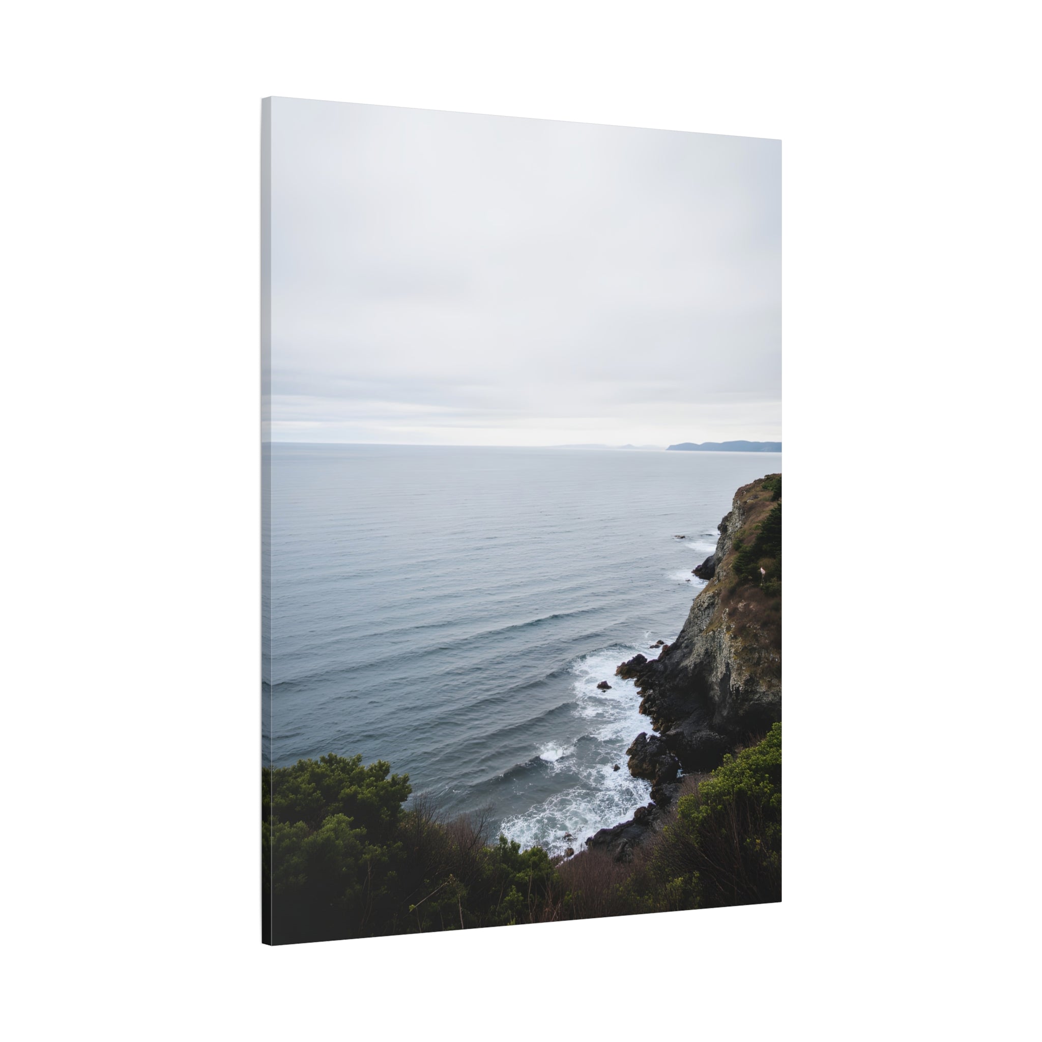 Dawn on the ocean Wall Art on Stretched Canvas