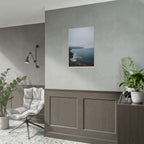 Foggy Coastal Cliff Wall Art  - Poster