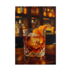 Whisky on Ice Wall Art -  Bar & Home Decor - Poster