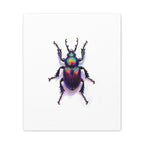 Iridescent Beetle Wall Art – Stretched Canvas