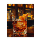 Whisky on Ice Wall Art -  Bar & Home Decor - Poster