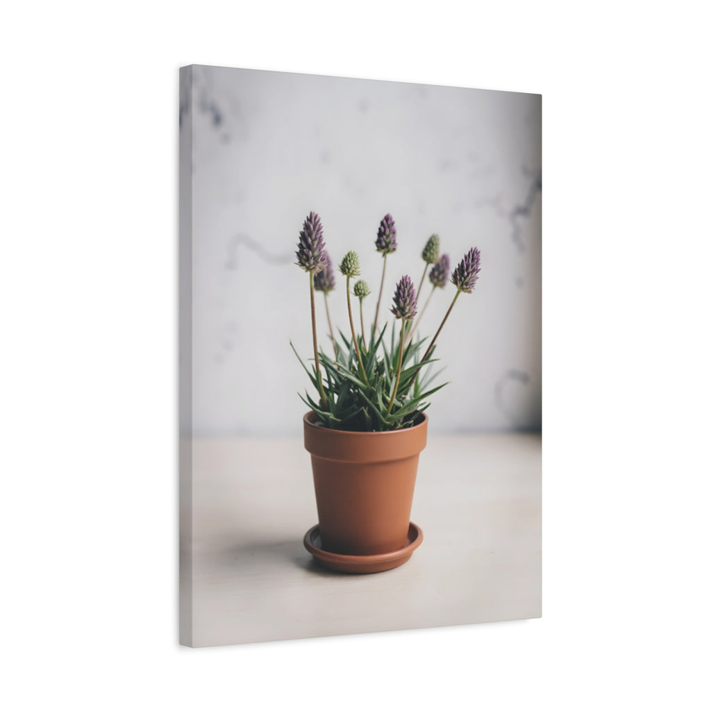 Potted Alpine Dodgegrass Wall Art – Stretched Canvas