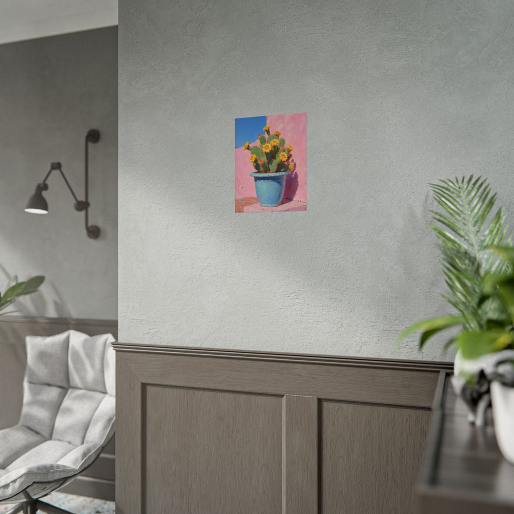 Cactus Pink Wall Art -  Poster