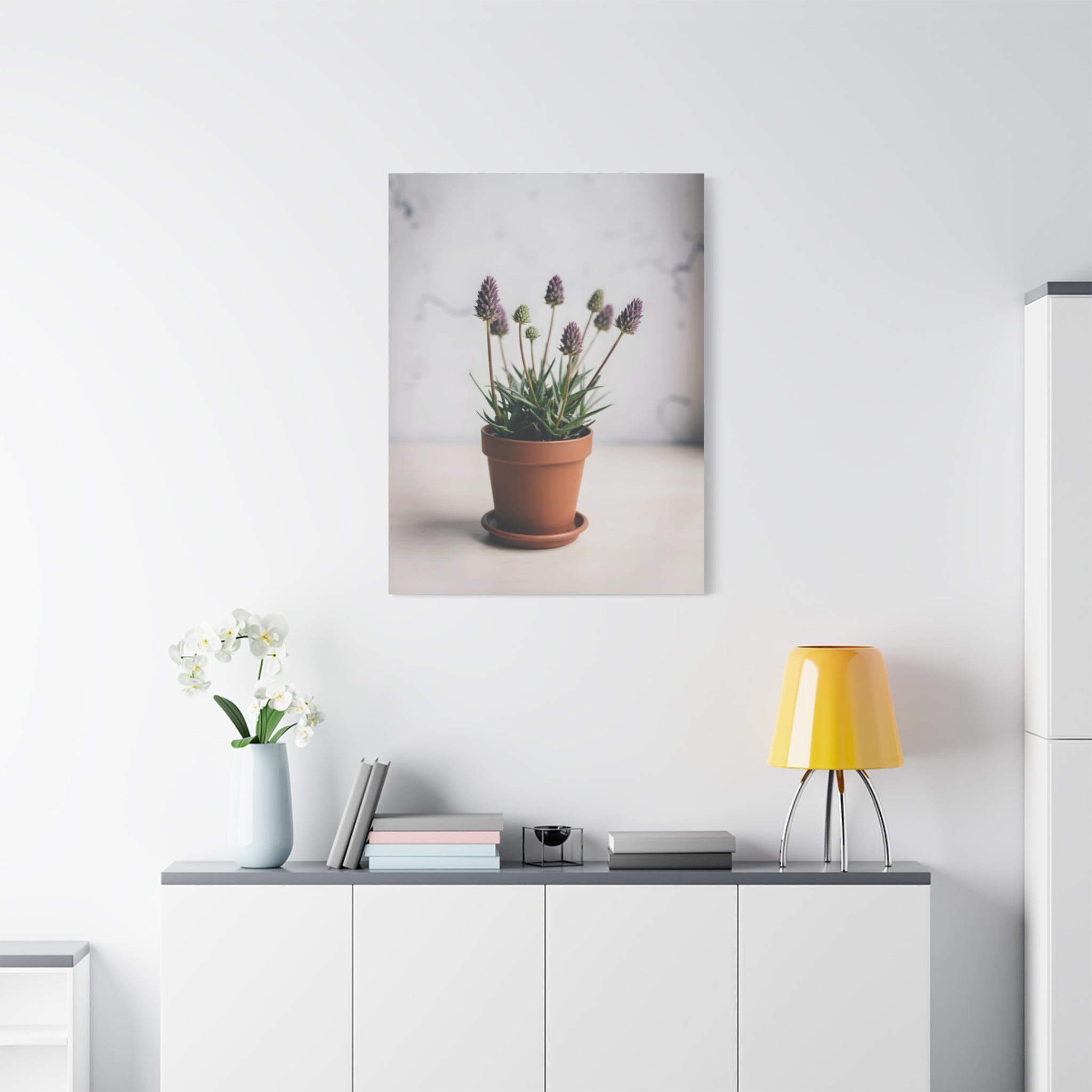 Potted Alpine Dodgegrass Wall Art – Stretched Canvas