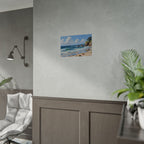 Coastal Seascape Poster - Rolled Beach Print, Ocean Waves Wall Art