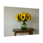 Sunflowers in Green Pitcher Wall Art - Poster