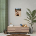 Rustic Terracotta  Clay Pot Desert Poster - Rolled Photo Print