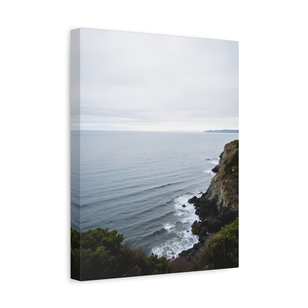 Dawn on the ocean Wall Art on Stretched Canvas