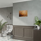 Golden Meadow Abstract Wall Art - Poster