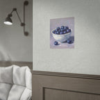 Blueberries Bowl Poster — Still Life Fruit Art Print (Rolled Poster)