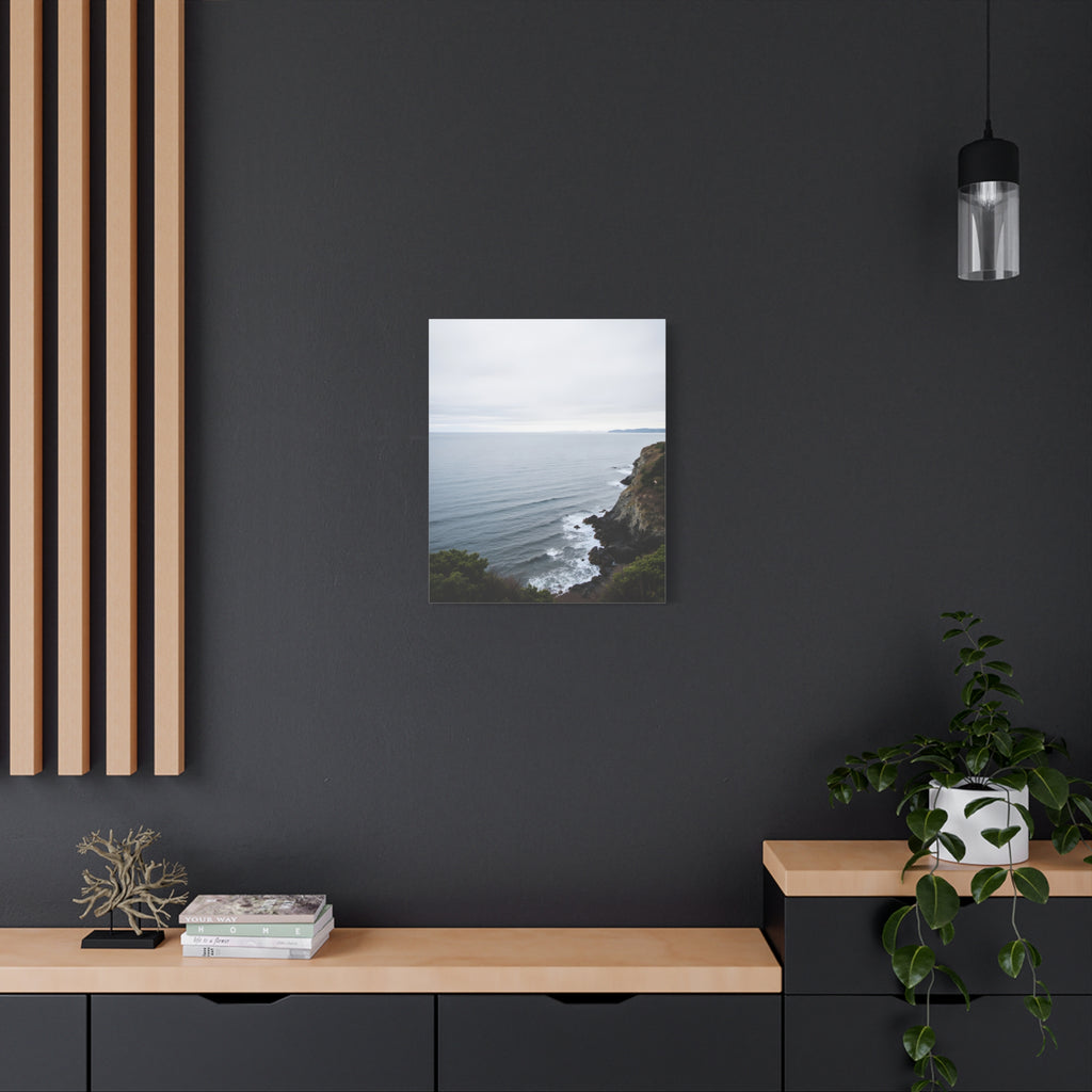 Dawn on the ocean Wall Art on Stretched Canvas