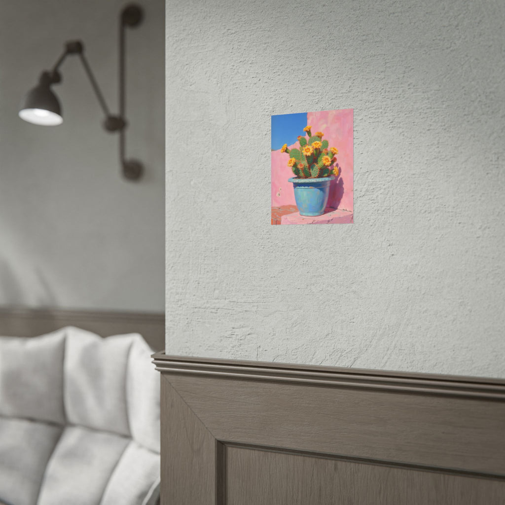 Cactus Pink Wall Art -  Poster