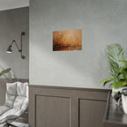 Golden Meadow Abstract Wall Art - Poster