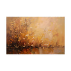 Golden Meadow Abstract Wall Art - Poster