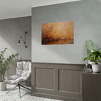 Golden Meadow Abstract Wall Art - Poster