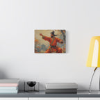 Martial Artist Canvas Print - Autumn Warrior Kung Fu Wall Art