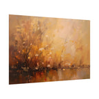 Golden Meadow Abstract Wall Art - Poster