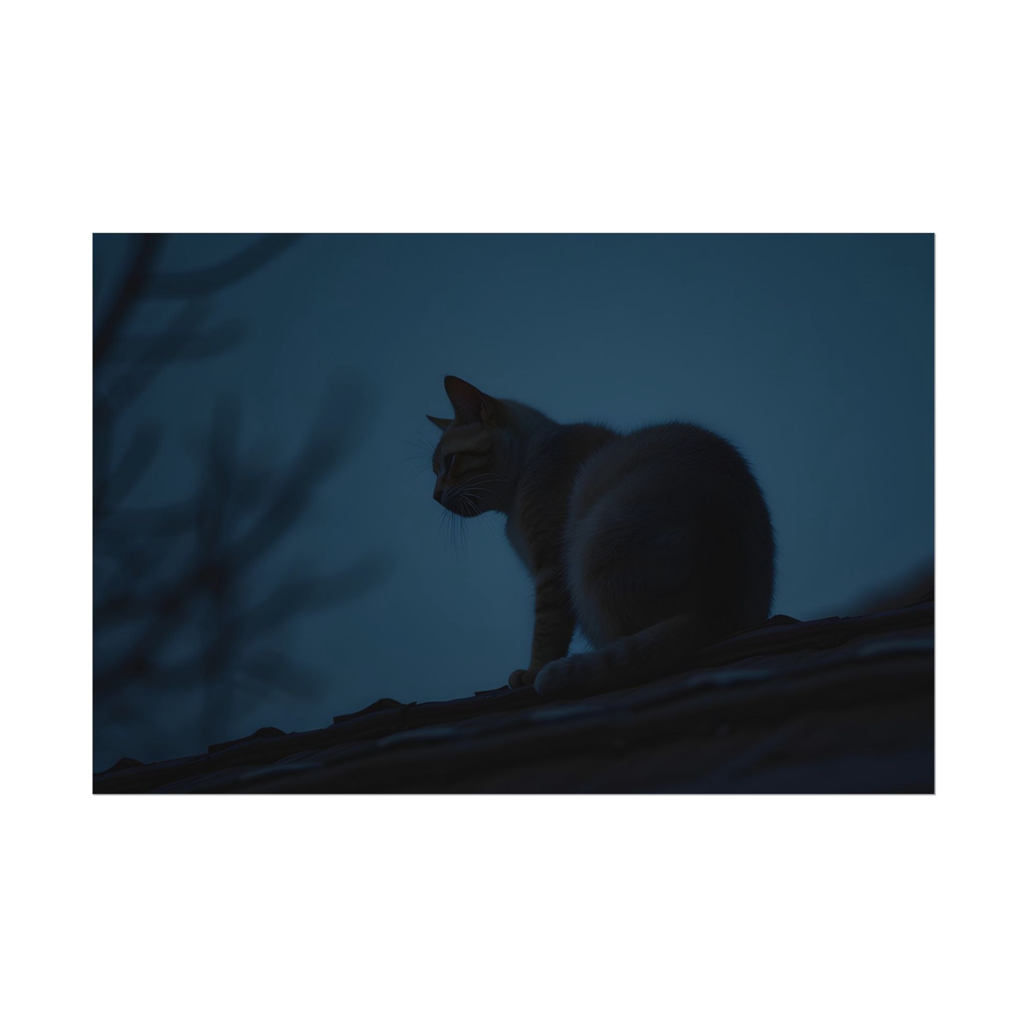 Nightwatch Cat Wall Art - Poster