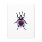 Iridescent Beetle Wall Art – Stretched Canvas
