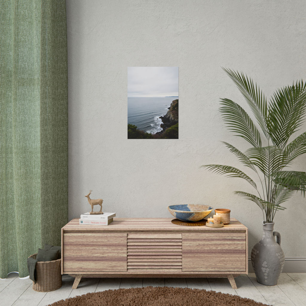 Dawn on the ocean Wall Art Print - Rolled Poster