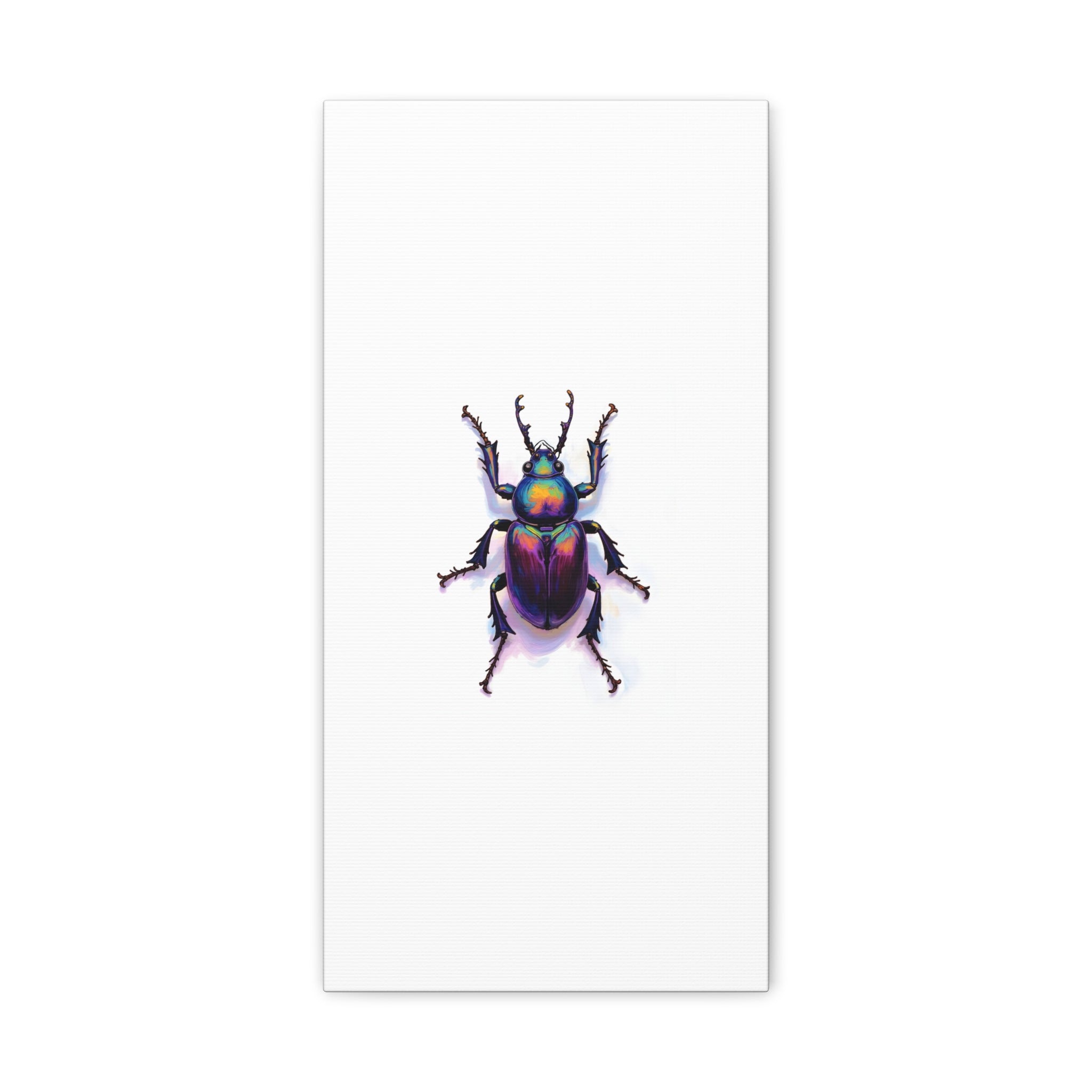 Iridescent Beetle Wall Art – Stretched Canvas