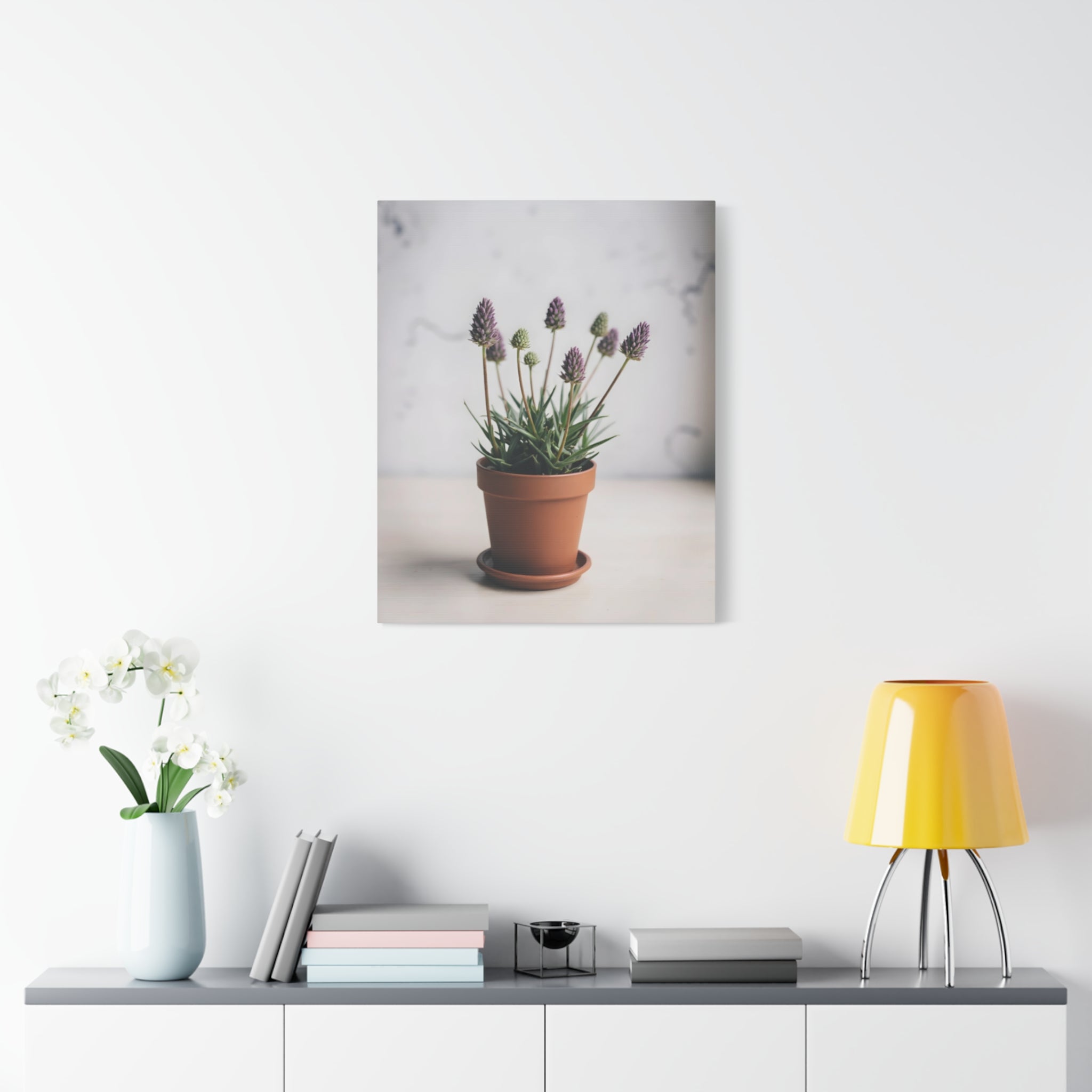 Potted Alpine Dodgegrass Wall Art – Stretched Canvas