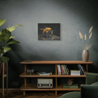 Bumblebee Canvas Print — Realistic Bee Wall Art on Matte Stretched Canvas