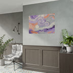 Swirling Pastel Sky Poster