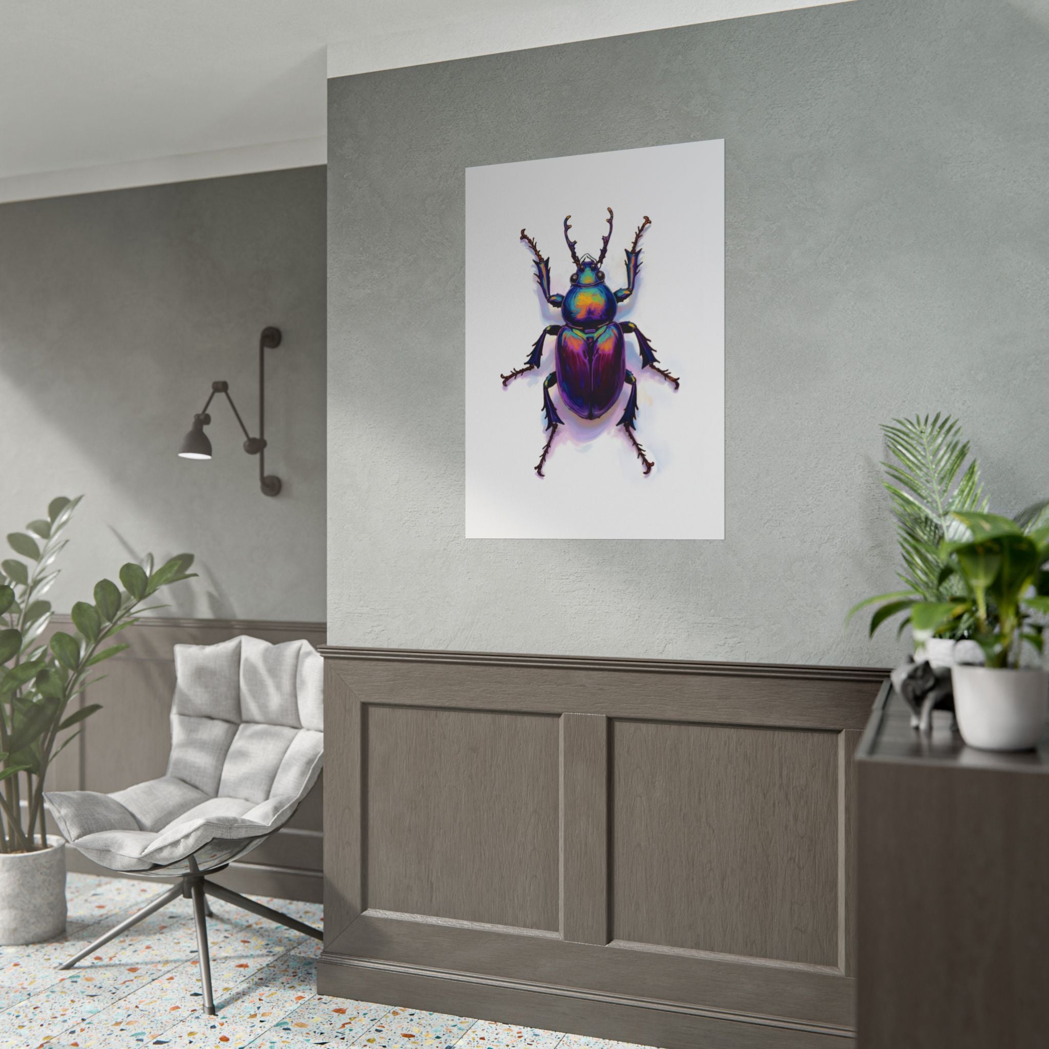 Iridescent Beetle Wall Art – Poster