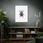 Iridescent Beetle Wall Art – Stretched Canvas