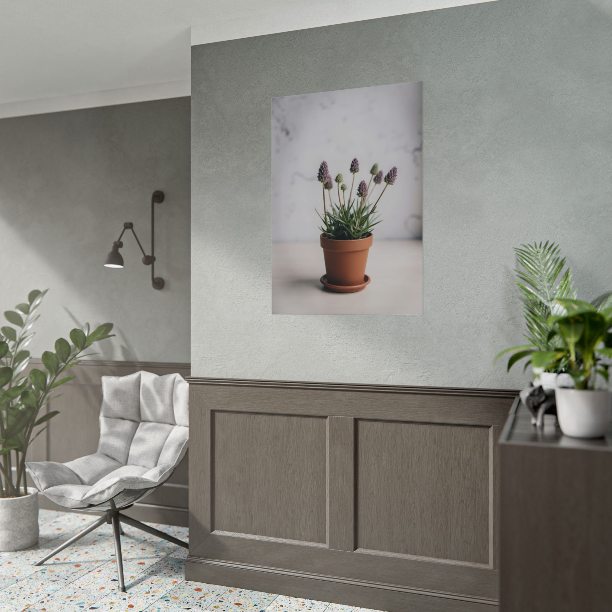 Potted Alpine Dodgegrass Wall Art – Poster