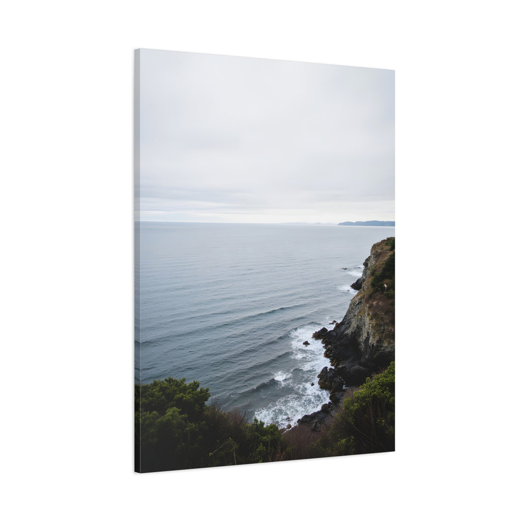 Dawn on the ocean Wall Art on Stretched Canvas