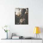 Nefertiti Bronze Statue Wall Art - Egyptian Sculpture Photography - Queen of Egypt - Stretched Canvas