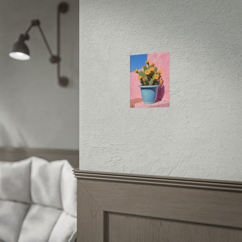 Cactus Pink Wall Art -  Poster