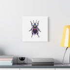 Iridescent Beetle Wall Art – Stretched Canvas