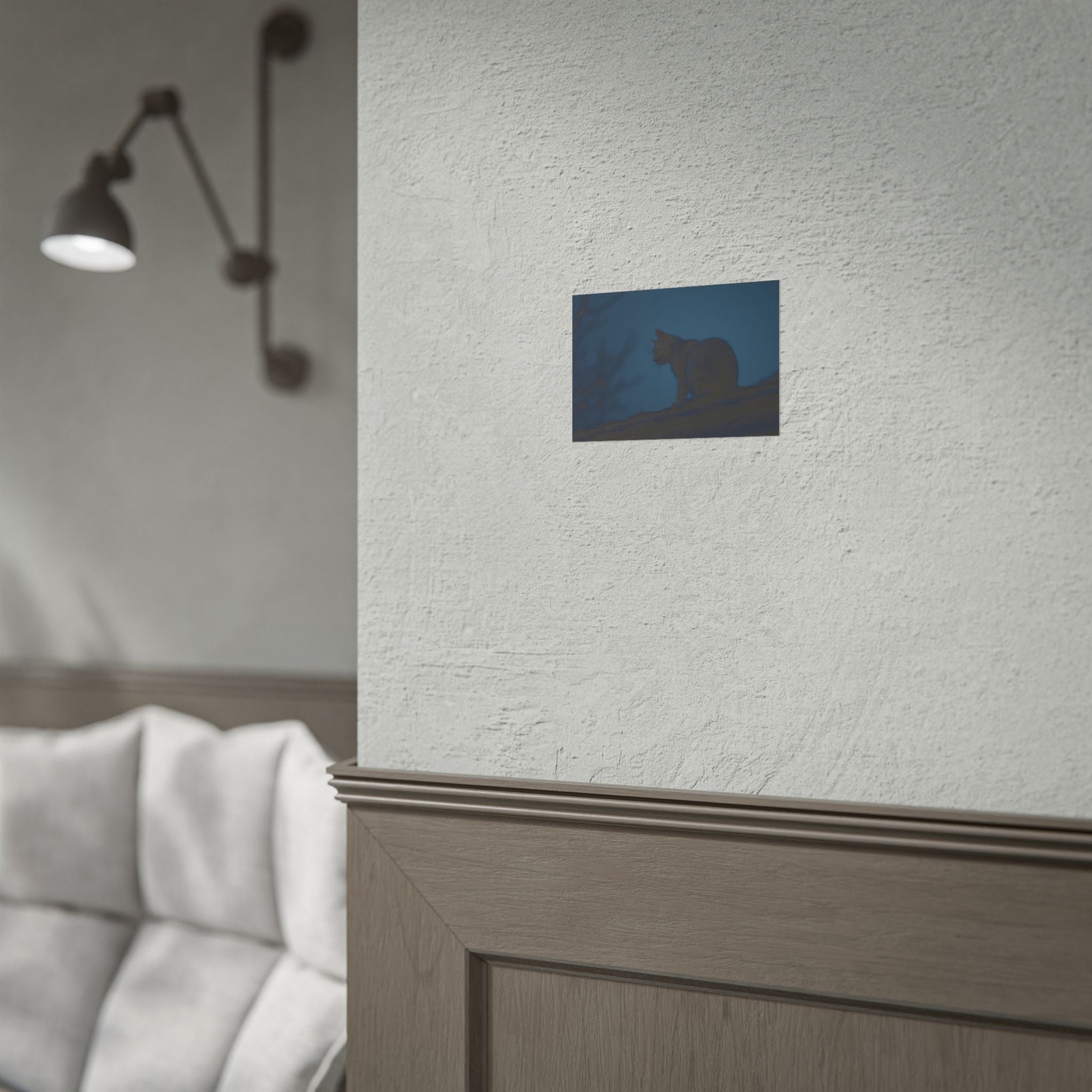 Nightwatch Cat Wall Art - Poster