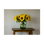 Sunflowers in Green Pitcher Wall Art - Poster