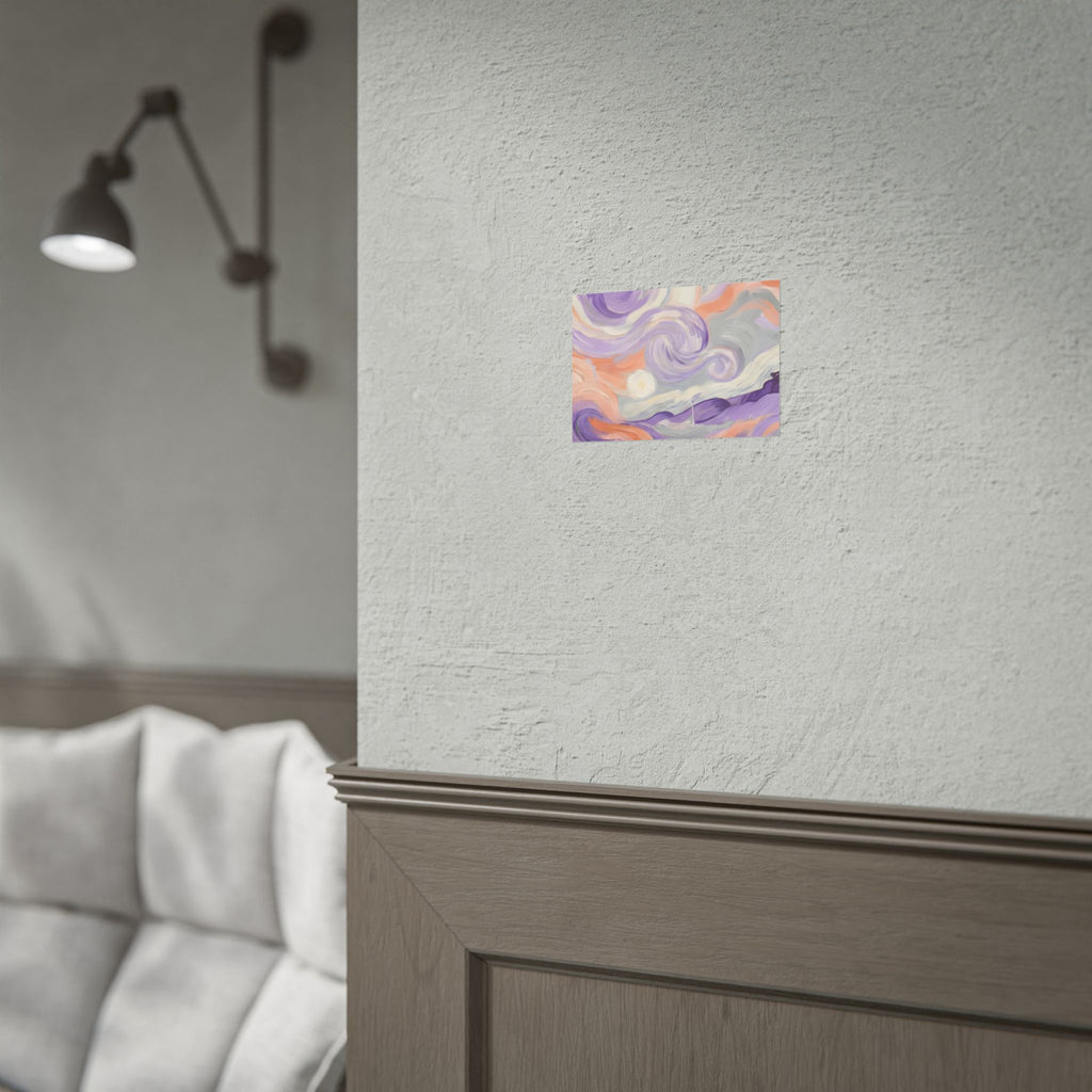 Swirling Pastel Sky Poster